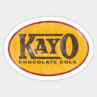 Kayo Chocolate Cola {distressed} Sticker